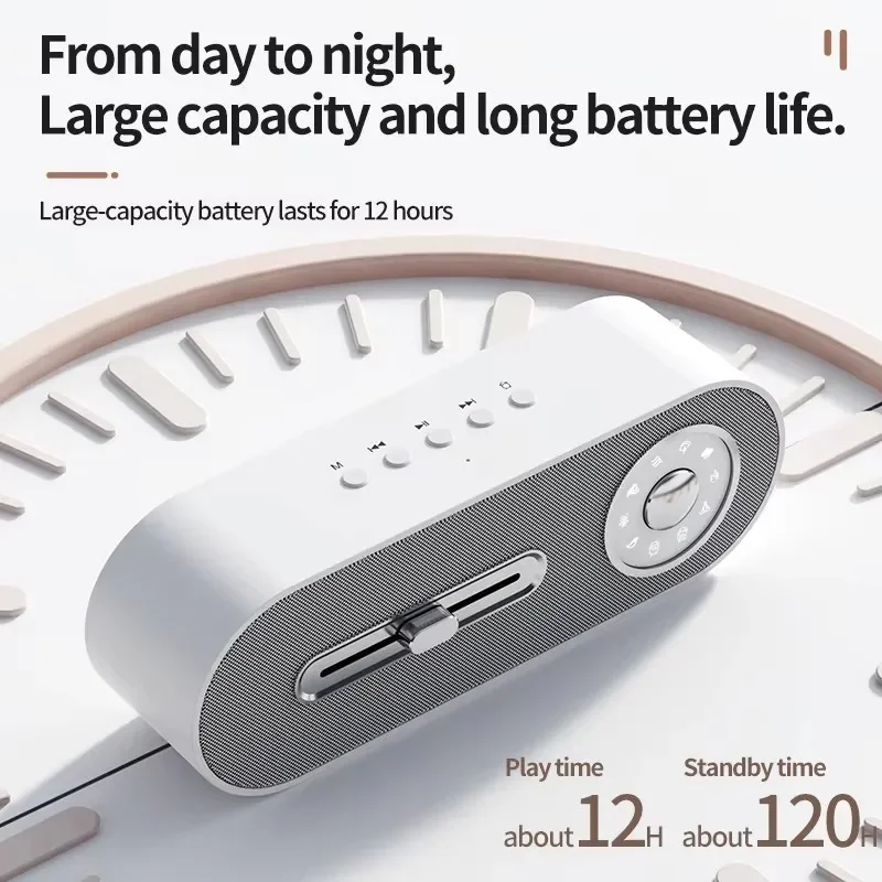 Altavoces inalámbricos con Bluetooth, sonido de ruido blanco portátil Retro, sonido de ordenador pequeño de escritorio para dormir, máquina de sonido de ruido blanco