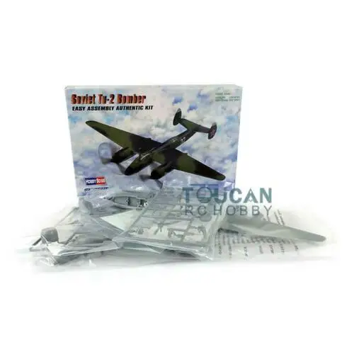 Hobby Boss 80298 1/72 Aircraft Soviet Tu-2 Bomber Fighter Warcraft Plane Plastic Display Model Building Kits Hobbies TH06240