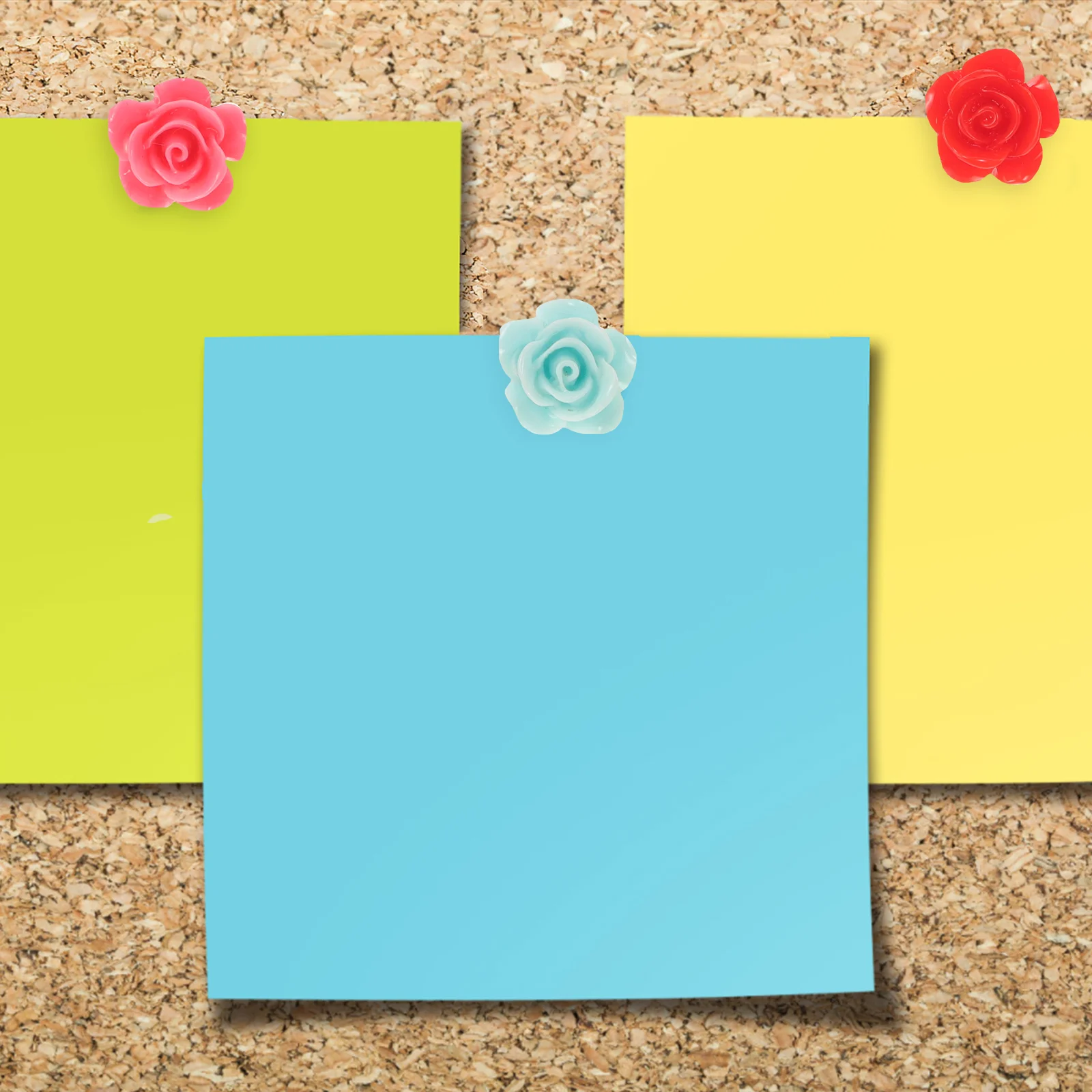 30 Pcs Message Board Pin Posters Multi-function Push Decorate Decorative Rose Tacks Decoration