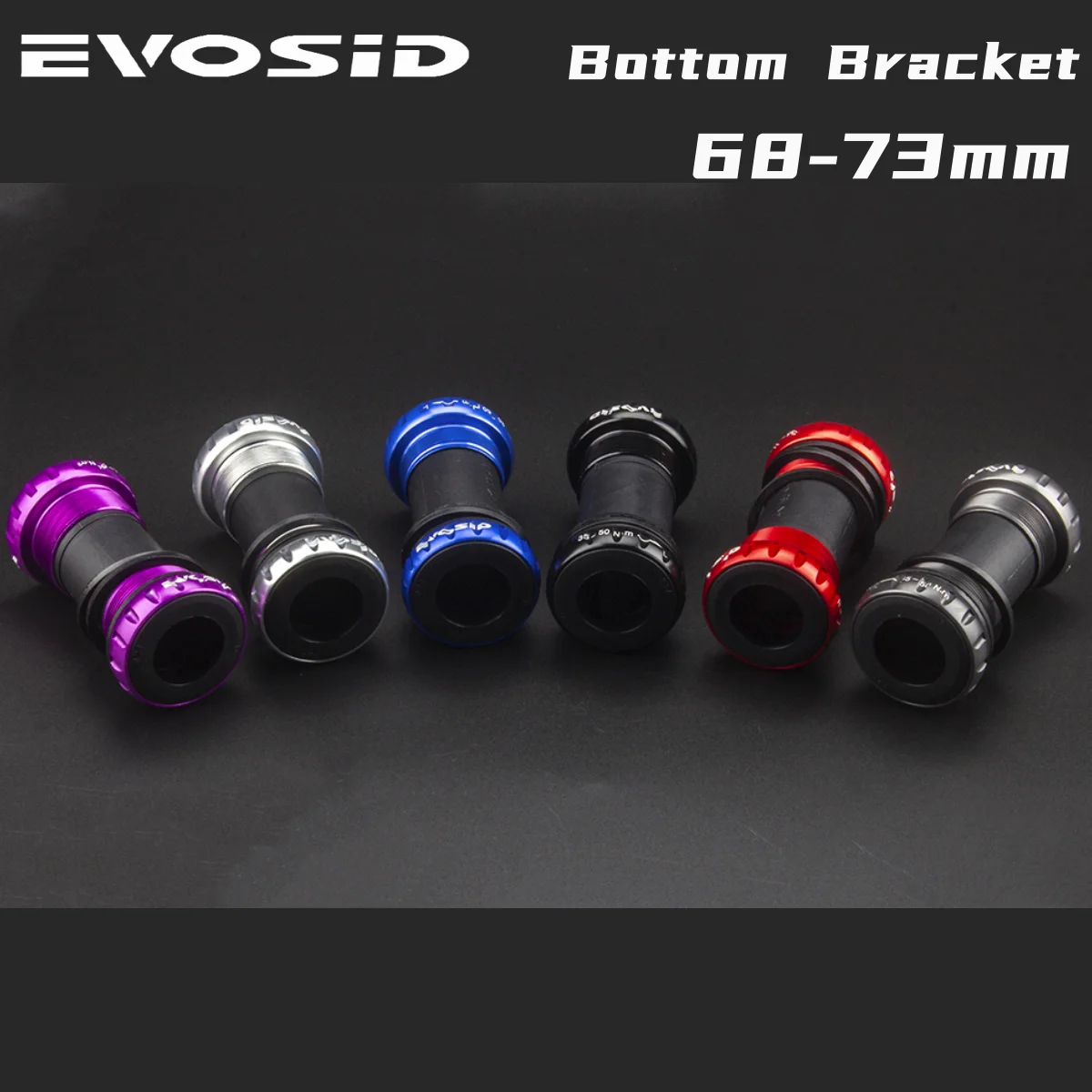 EVOSID BSA BB Bottom Bracket 24MM MTB Bike Bottom Bracket 68-73MM Ultralight Aluminum Alloy CNC Road Bicycle Central Movement BB