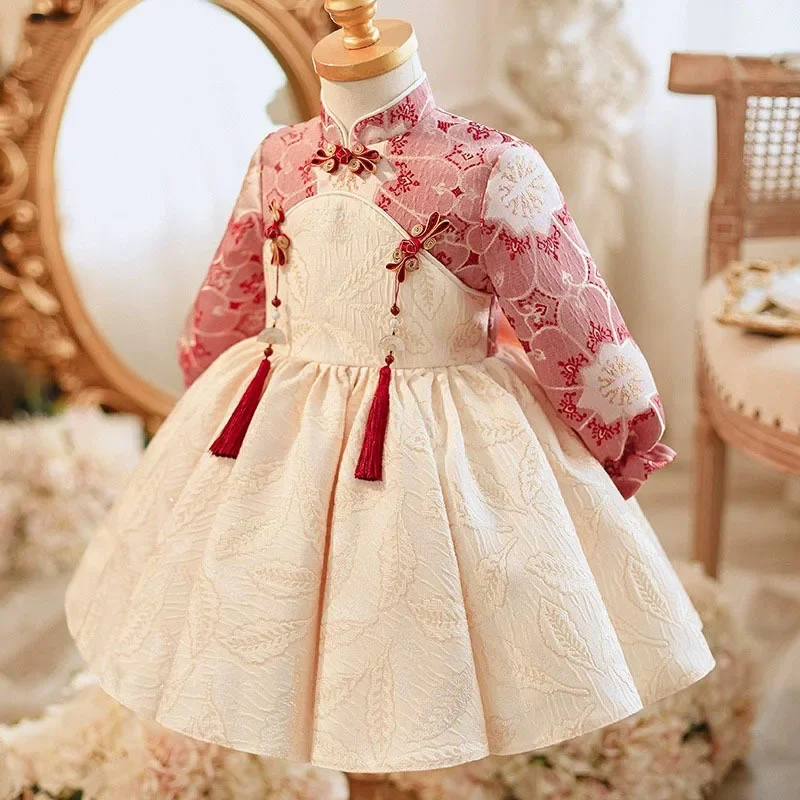 Детское элегантное платье для девочек 2-8 лет