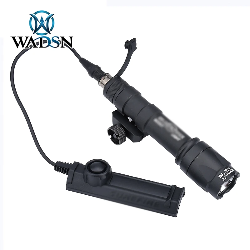 WADSN-linterna M600 M600C Surefir, Luz LED blanca, doble función, Control remoto, interruptor de presión, ajuste M300, riel Picatinny de 20mm