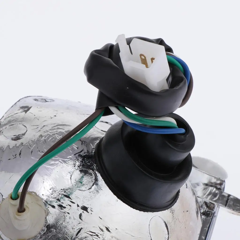 Front Motorcycle Headlight High Performance Plastic Headlamp for Electric ATV Dirt Bike 50cc 70cc 110cc