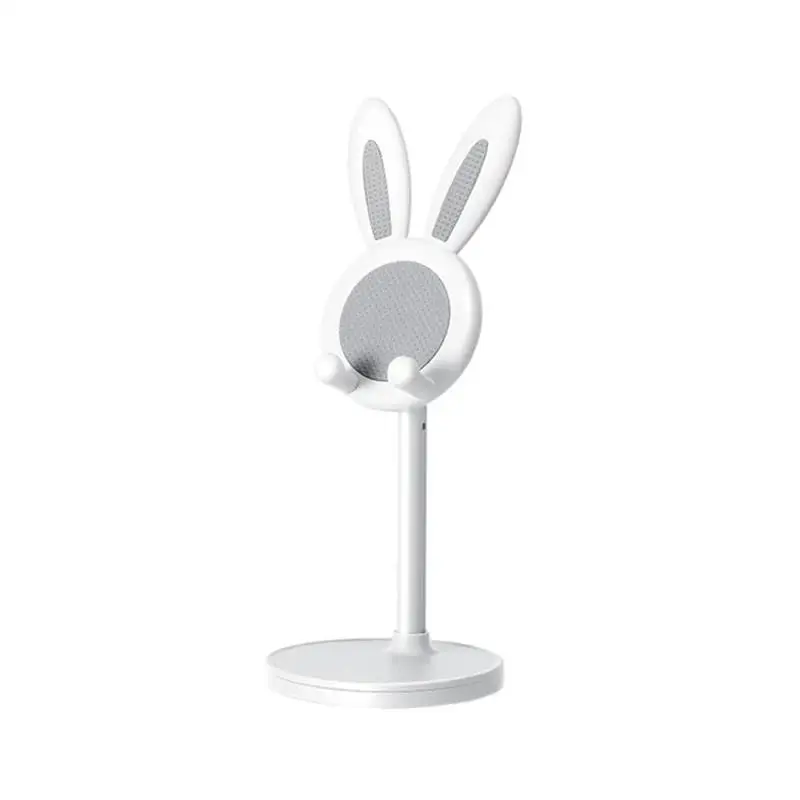 Versenkbare rosa schöne Kaninchen Handy Halter Ständer für iPhone Samsung verstellbare Handy Halter Ständer Tablets Halterung