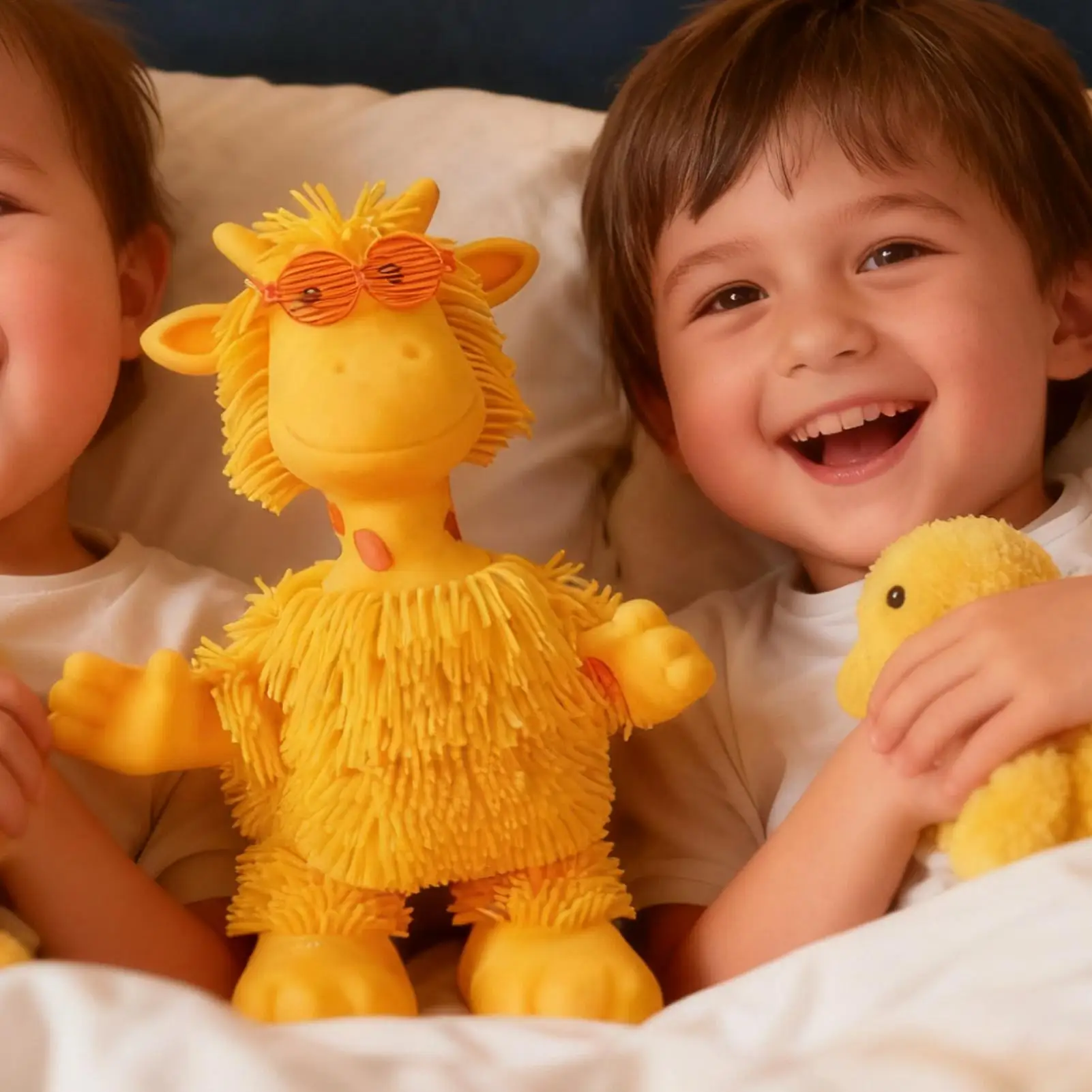 لعبة دمى الرقص اللطيفة على شكل زرافة دمى ناعمة مع موسيقى للأطفال والأطفال في المنزل وعطلات ما قبل المدرسة وعيد الميلاد #3