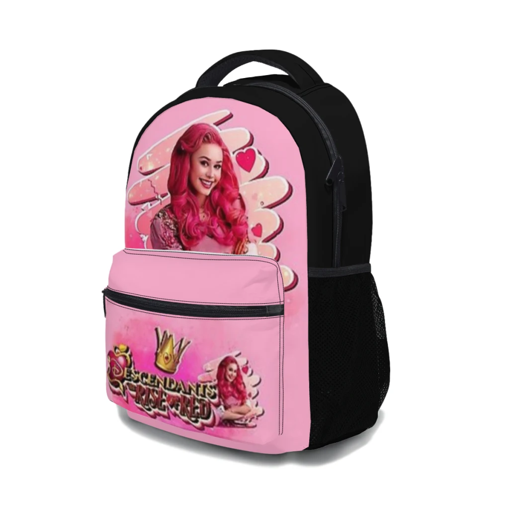 Descendands 4 The Rise of Red-AdrenRose Turner as Bridget-Queen-of Hearts Sac à dos, Sac chimbook de grande capacité, 17 po