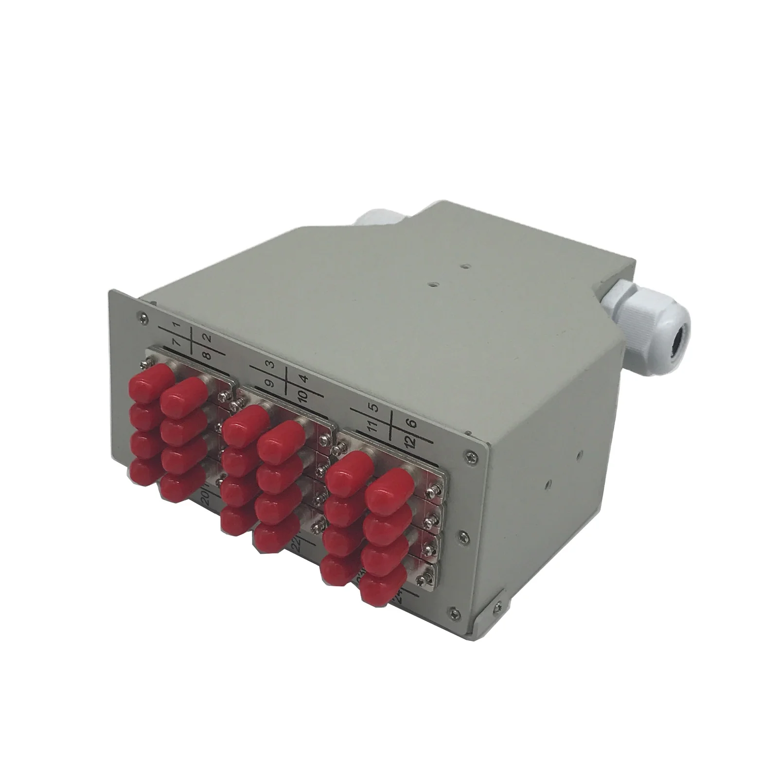 

12 ST Duplex Din-rail Mount Fiber Patch Panel