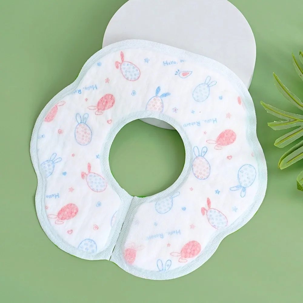 

20Pcs/set Waterproof Baby Feeding Bibs Individually Wrapped Eco-friendly Infant Burp Cloths Soft Cotton Rotating Baby Bibs