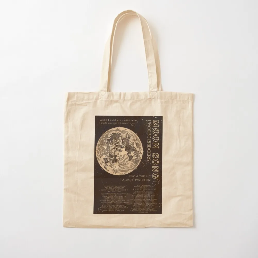 Moon Song Phoebe Bridgers Poster (punisher) Tote Bag hand bag tote bag women cute tote