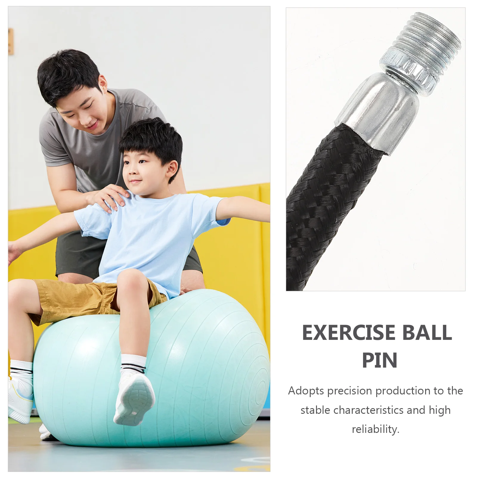 

5Sets Inflator Accessories Ball Plug Stopper Remover Replacement for Exercise Yoga Basketball Fitness Ball Pilates Training