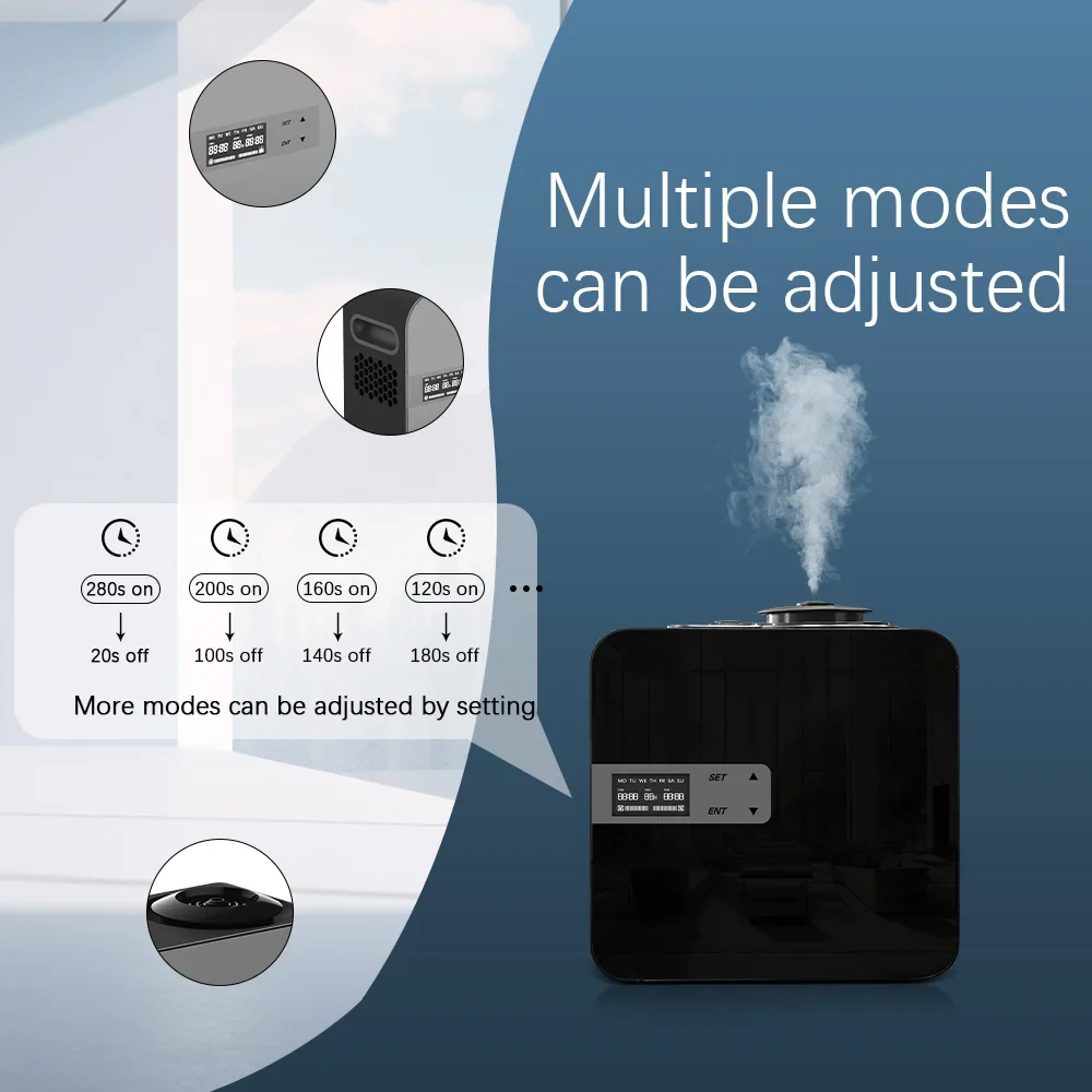 Large Room Aromatherapy Fragrance Waterless Perfume Essential Smart Aroma Oil Diffuser Air Machine Home Scent Diffuser Hvac