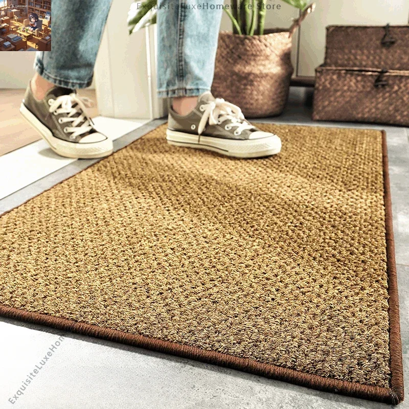 

Polypropylene fiber door mat Anti slip and water absorption carpets Balcony,Entrance wear resistant Cleaning the soles of shoes