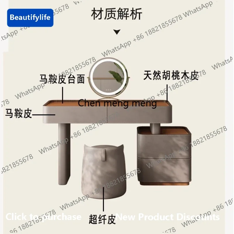 

C139 Modern Nordic makeup headdresses Dressingtable dressing room furniture makeup toilet vanity tablewith mirror Comfortable be