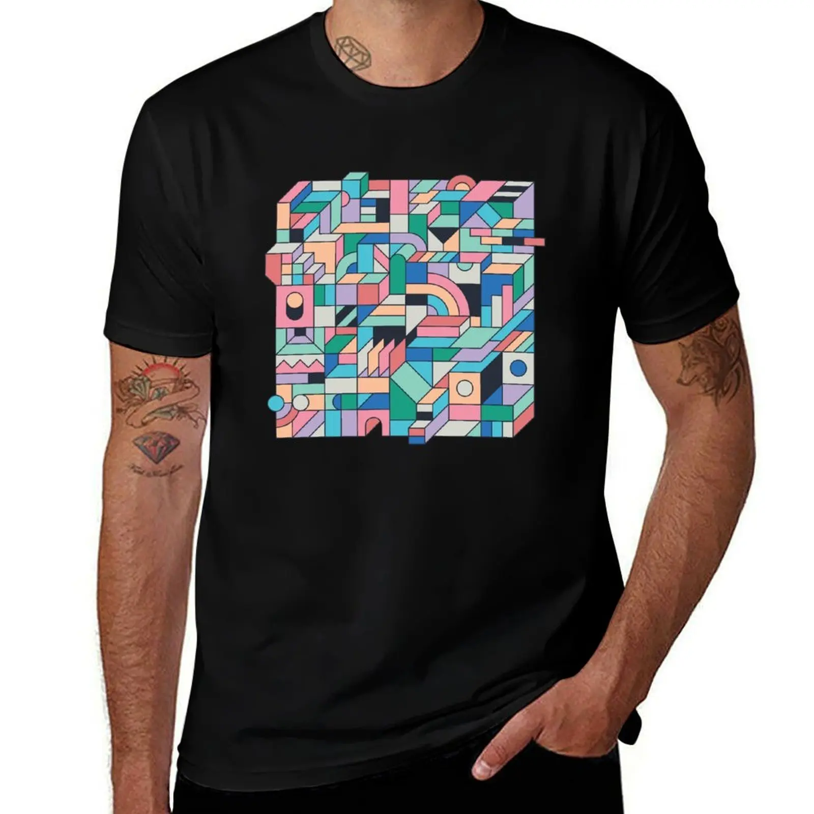

Mental Block 10 T-Shirt cotton t shirts man 100% anime tshirt T-Shirt