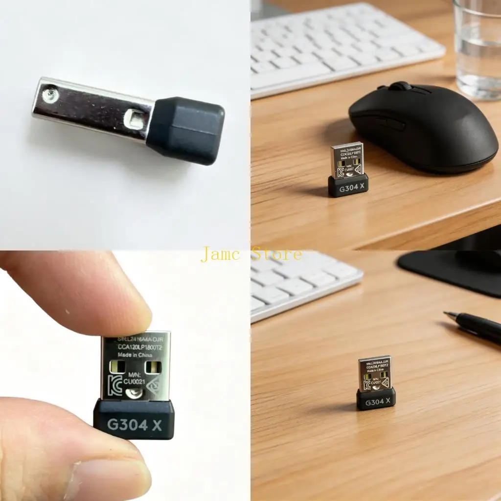 LX0B Professional USB Dongle Mouse Receiver Adapter for G304X G705 G309 Wireless Gaming Mouse Energy Management