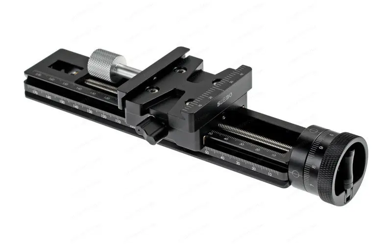 DP1 2-Accuracy Macro Focusing Slide Rail, Focus Stacking, Two-speed one-way micrometer head
