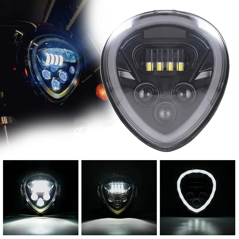 CE Recognized LED Headlight Assembly Fit for Yamaha Stratoliner S/Deluxe /Midnight Star/Roadliner XV1900 2006-2017