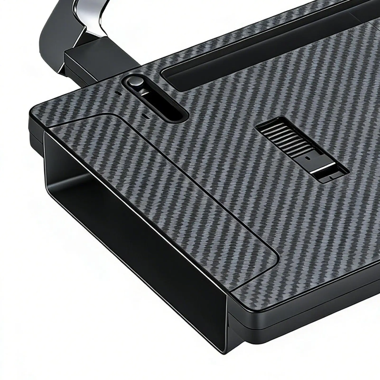 Steering Wheel Tray Vehicle Interior Clamp-On Desk Car Steering Wheel Laptop Holder For Snack Drinks Tablet Video Conference
