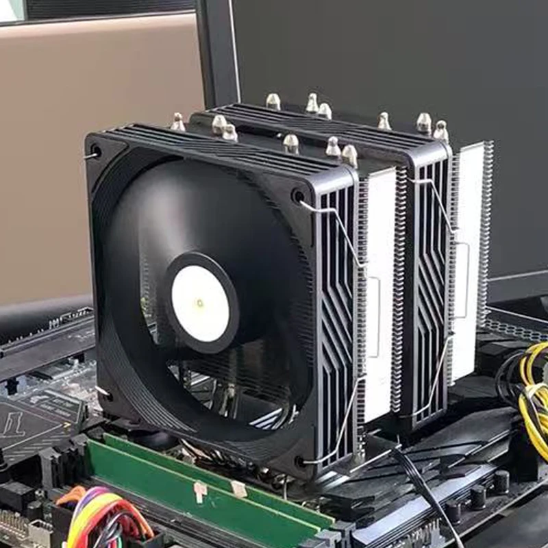 X99 CPU Air-cooled Cooler 6 Heatpipes PC Processor 120MM Ventilador For Intel LGA 1366 1151 1155 1200 1700 2011 X79 AMD AM3 AM4