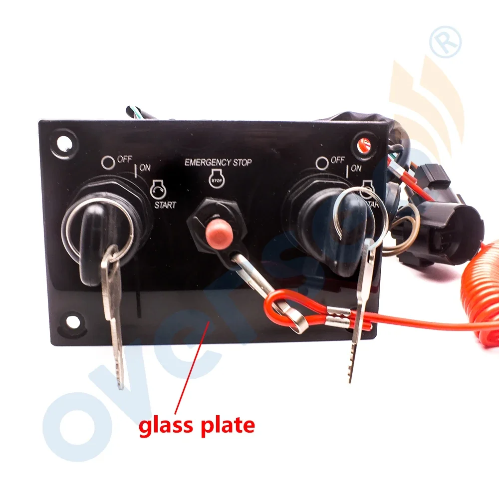 

NEW 37100-96J14 Dual Ignition Key Switch Panel For Suzuki DF100A 115A Marine Outboard