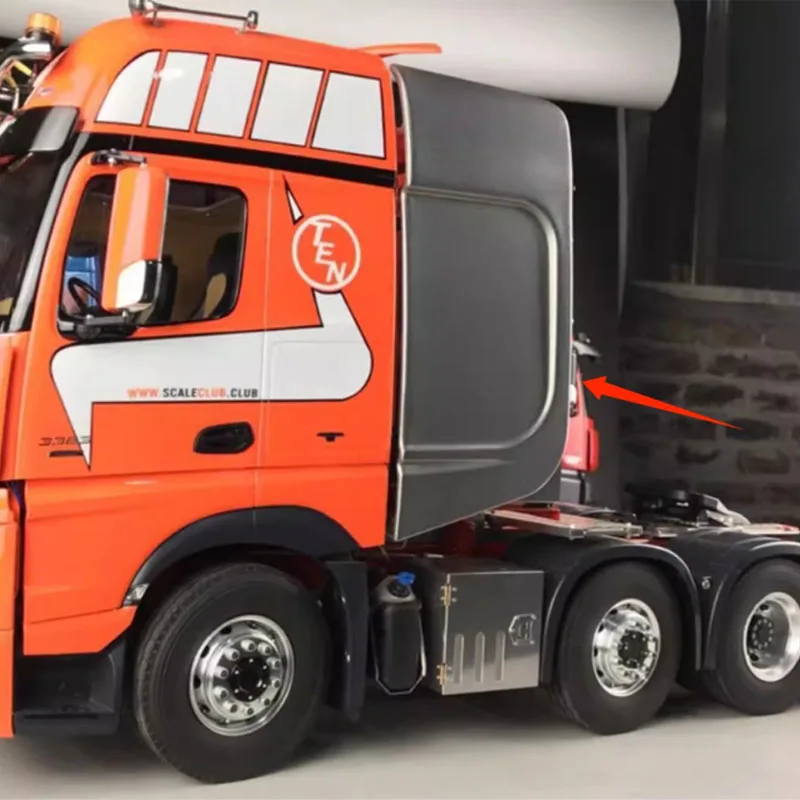 

Scaleclub 1/14 Stainless Steel Side Spoiler Mod Kit for Tamiya Benz Actros SLT Car accessories