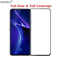 Vivo Z5x Glass Tempered Glass for Vivo Z5x Glass Film 9H HD Full Glue Cover Hard Phone Screen Protector for Vivo Z5x V1911A