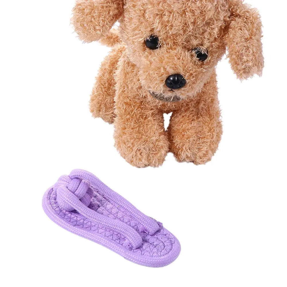 

Cleaning Teeth for Stress Relieving Wear Resisting Dogs Accessories Dog Chew Knot Toy Cat Slipper Toy Pet Molar Rope