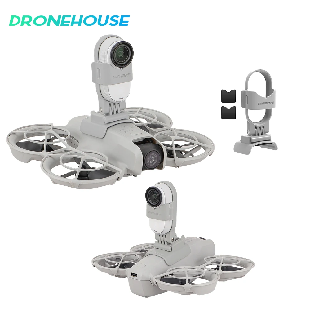 ل DJI Neo مقاومة للصدمات قابل للتعديل محول تركيب قوس ل Insta360 GO 3S/GO 3 ملحقات طائرة بدون طيار