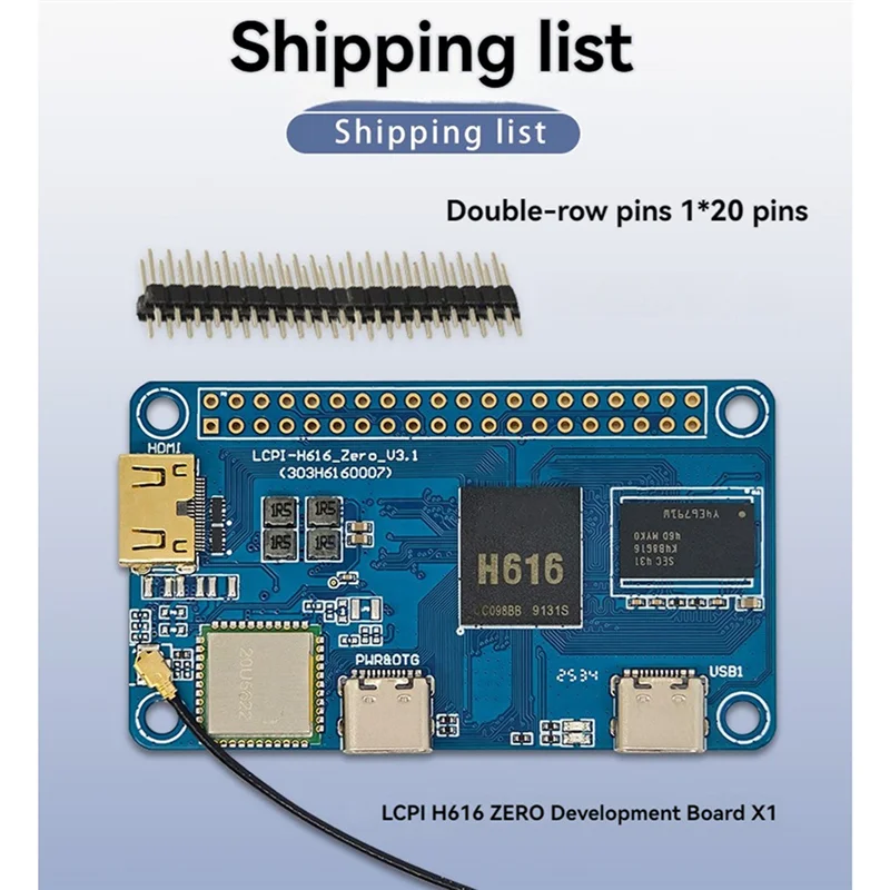 B04C-Voor Allwinner H616 NUL Development Board Ondersteuning Voor 4K/60Fps TV Box Module Voor OTT IPTV Toepassingen ARM Gebaseerd Moederbord