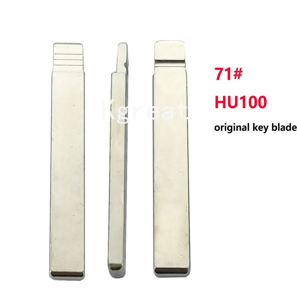 

10pcs 71# Original Key Blade HU100 Remotes Flip Key Blank for GMC Chevrolet Cruze Camaro Equinox Opel Buick for Universal