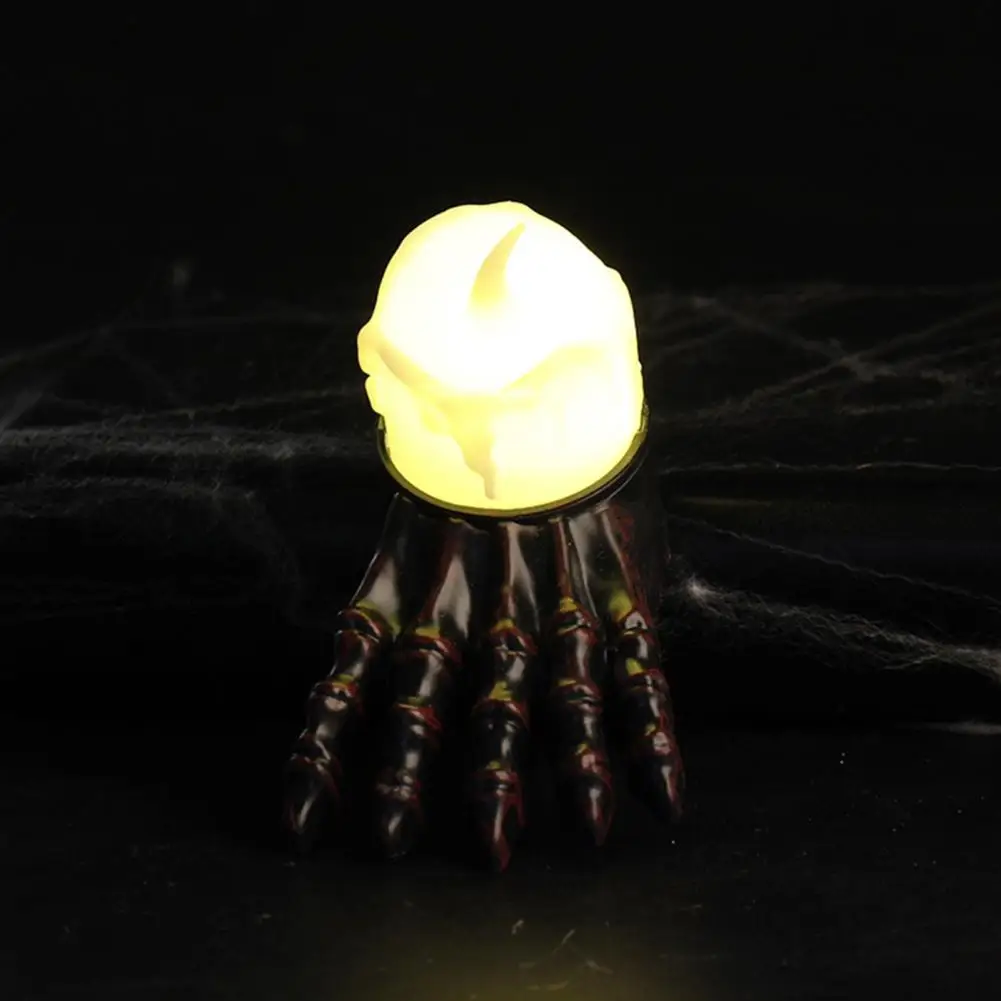 Decorative Spooky Night Light Halloween Night Light Eyeball Led Lamp Spooky Feet Shape Decorative Candle for Halloween