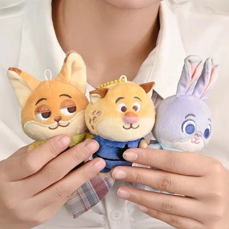 

Плюшевый брелок Disney Zootopia: Ник, Джуди, Клаузауэр — милые мягкие игрушки-подвески для рюкзака и сумки