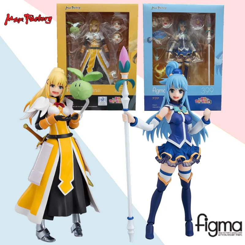 

Max Factory Original Figma 450 Darkness 399 Aqua 14cm Anime Action Figure Model Ornament Collectible Toy Surprise Birthday Gift