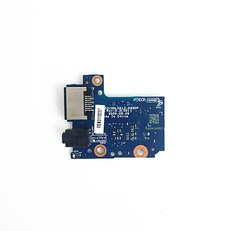 .... For Dell INSPIRON G15 5511 5510 network port sound card port small board LS-K66DP.....