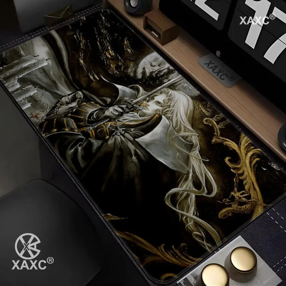 C-Castlevanias Mouse Pad large keyboard mouse desk pad non-slip rubber gaming mouse pad laptop mouse