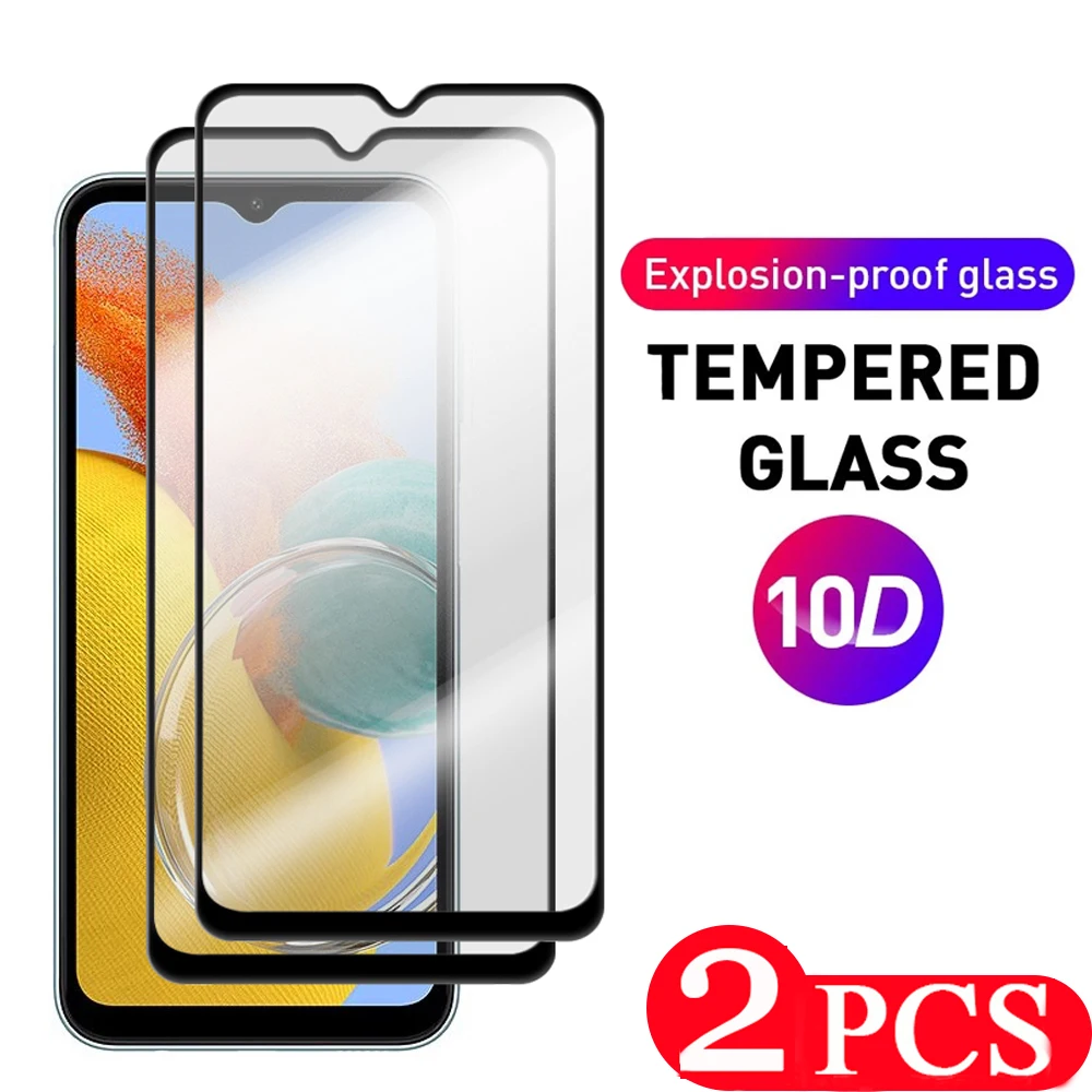 2Pcs protective film For Samsung Galaxy F14 M14 M13 M12 M31 M32 M33 M21 M22 M23 M42 Tempered Glass M30 M30S M02 Screen Protector