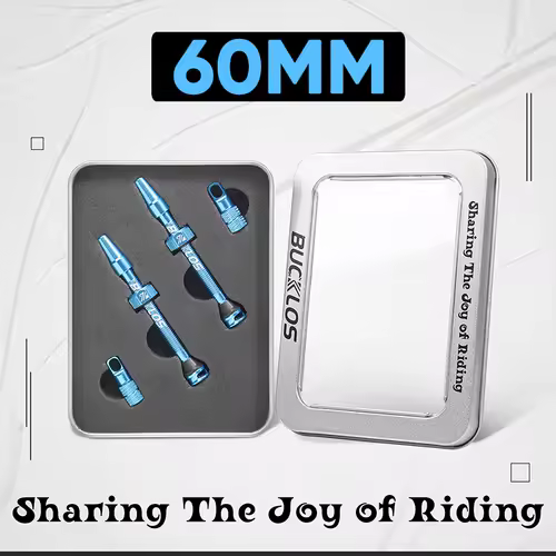 BUCKLOS 40/44/55/60/65/80/100mm Tubeless Valves Bike Aluminum Alloy Presta Nipples Removable Core Air Valve for Road MTB Bicycle - Image 26