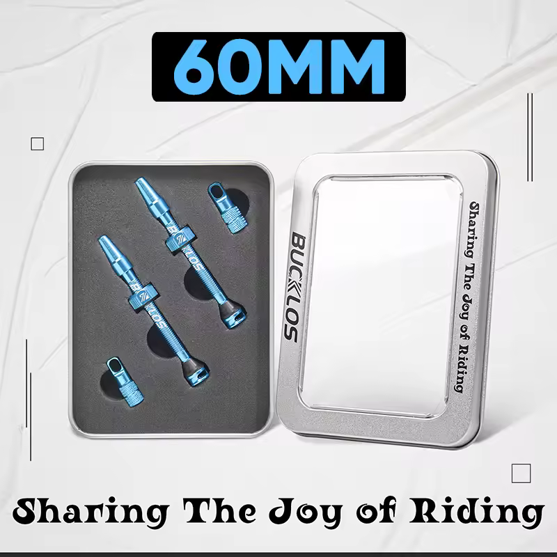 BUCKLOS 40/44/55/60/65/80/100mm Tubeless Valves Bike Aluminum Alloy Presta Nipples Removable Core Air Valve for Road MTB Bicycle - Image 26
