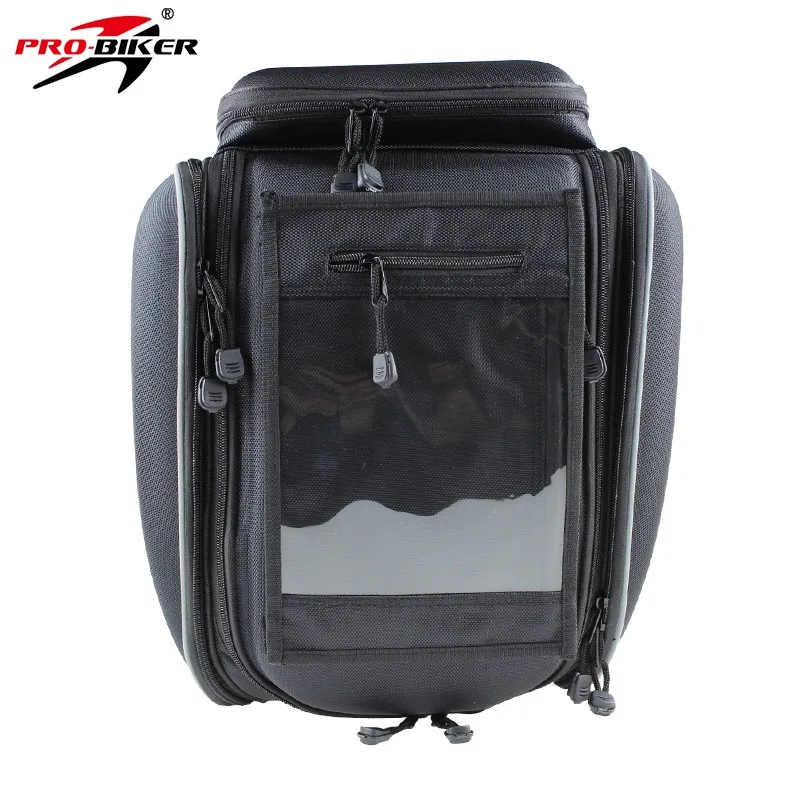 PRO-BIKER Motorcycle Fuel Tank Bag G-XZ-002 Multifunctional Waterproof Belt with Phone Bag Cycling Fuel Tank Bag