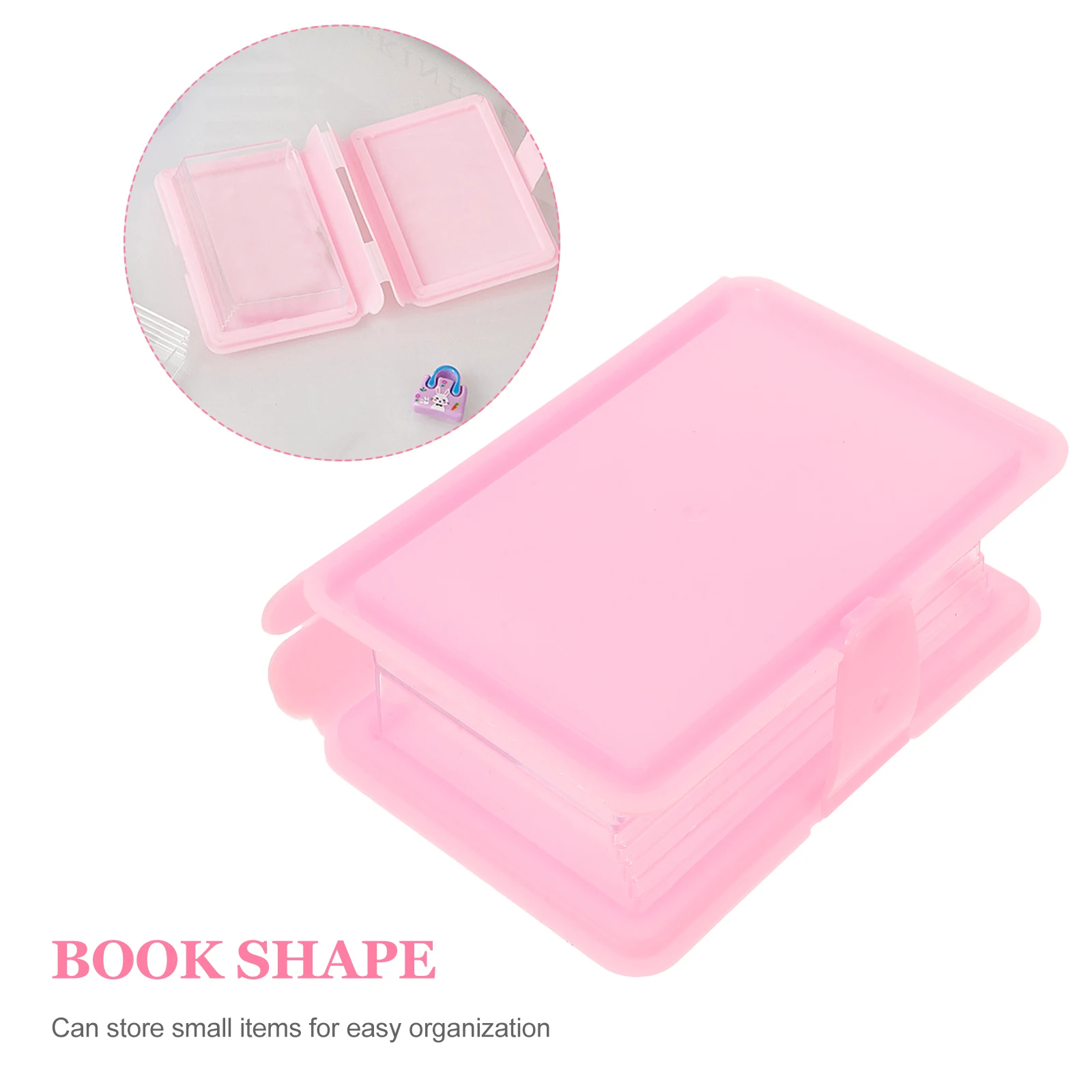 

12 Pcs Pink Book Shaped Candy Boxes Mini Treat Containers for Wedding Party Favors Decorative Packaging Storage Plastic Cases