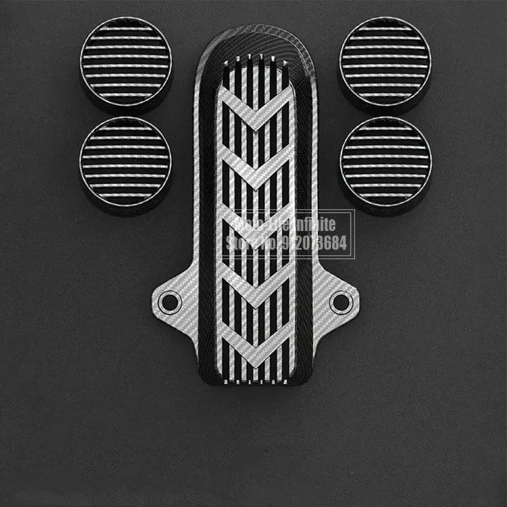 Motorcycle Front Rear Turn Signal Trim Cover Tail Light Protective Shield Compatible For QJMOTOR SRV300 / SRV350 Modified Parts