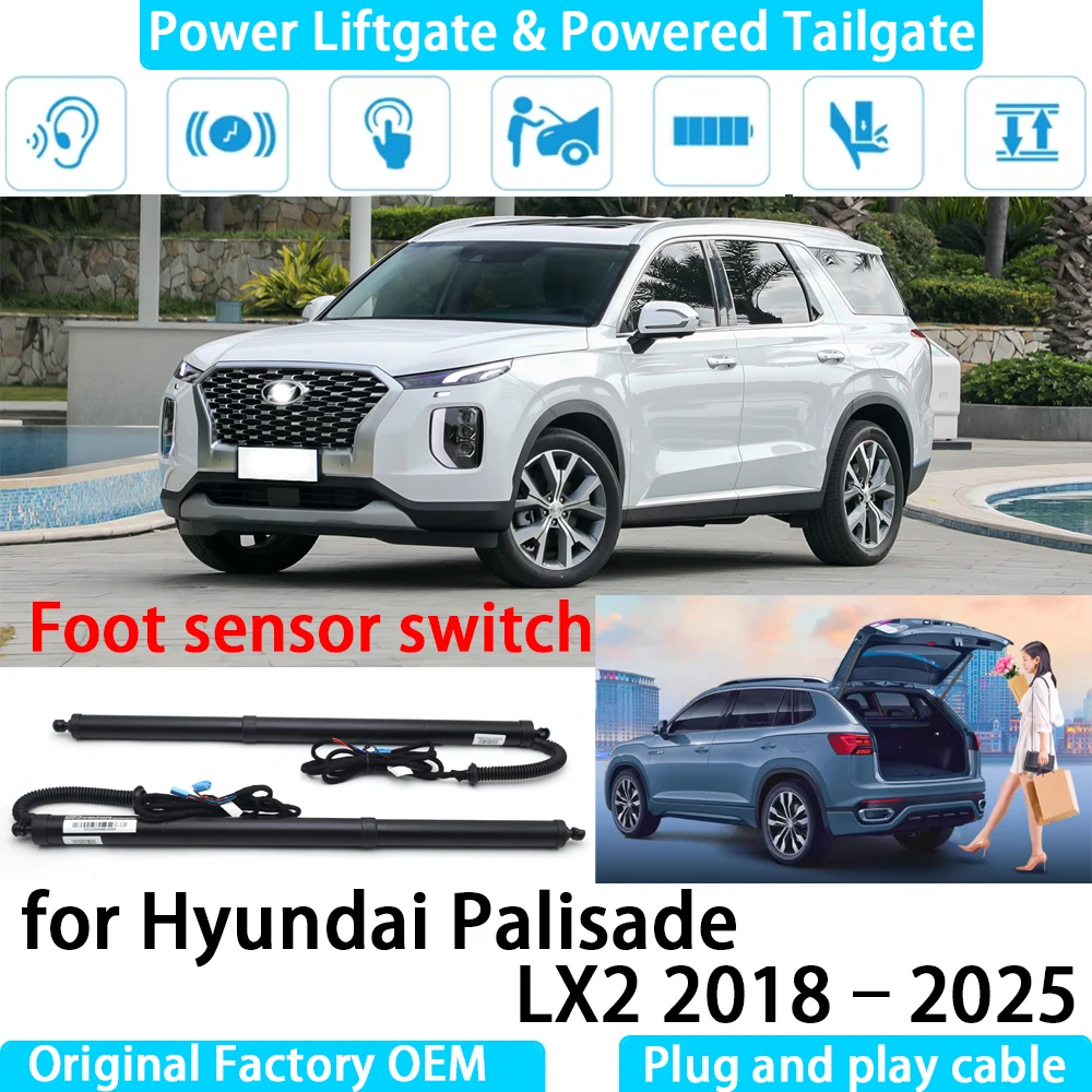

for Hyundai Palisade LX2 2018–2025 Automatic Electric Power Liftgate Powered Tailgate Strut Tail Gate Lift System