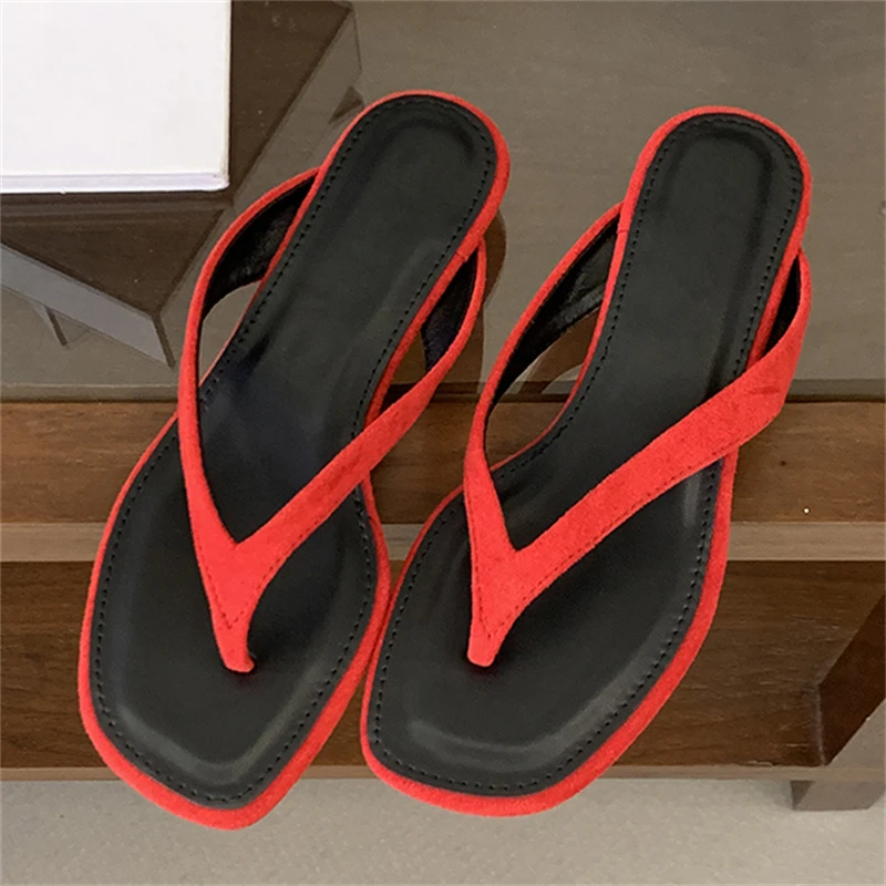 

Модные женские шлепанцы Eilyken с квадратным носком на низком каблуке, летние сандалии 2026 для вечеринок, женская обувь