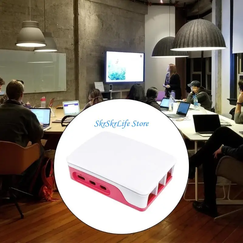 Bao vây E65E với quạt cho RaspberryPi 5 duy trì điều kiện hoạt động