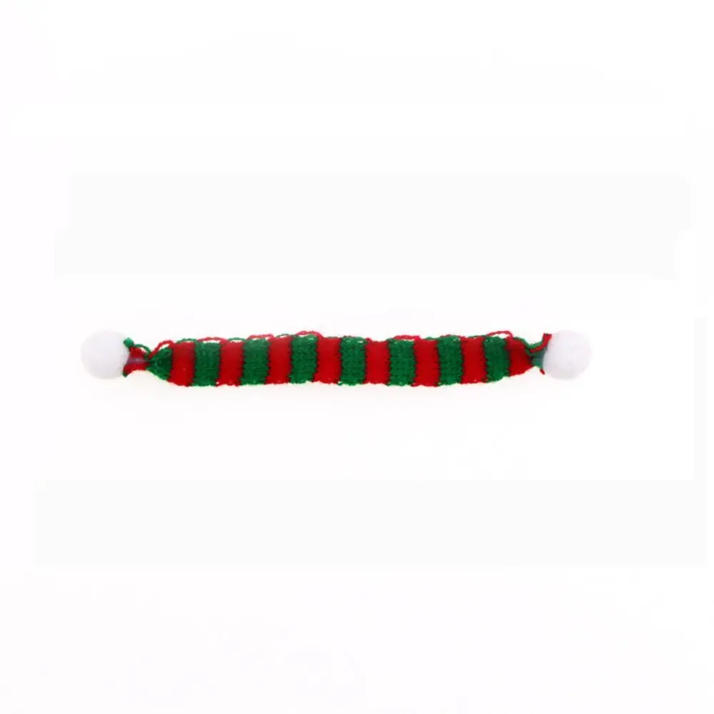 Cute Neck Scarf 1:12 Clothes Soft Pretend Play Christmas Scarf Cap Simulation Mini Xmas Dolls Hat /Children/Toddler