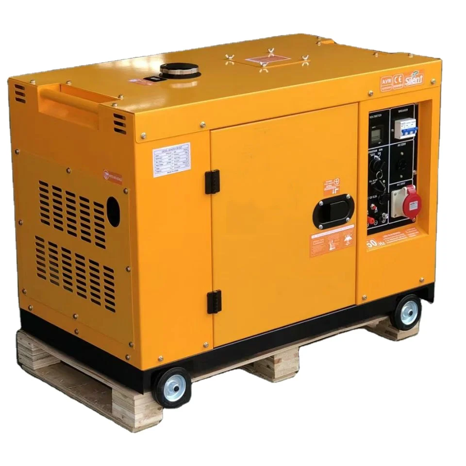 Portable Strong Silent Diesel Generator 3kW 5kW 6kW 7kw 8kw 8.5kw 9kw 10kw genset