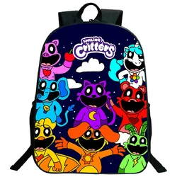 Smilings Critters Backpack Cartoon Anime Figures Catnap Book Bags Teenager Rucksack Laptop Daypack Women Men Travel School Bags