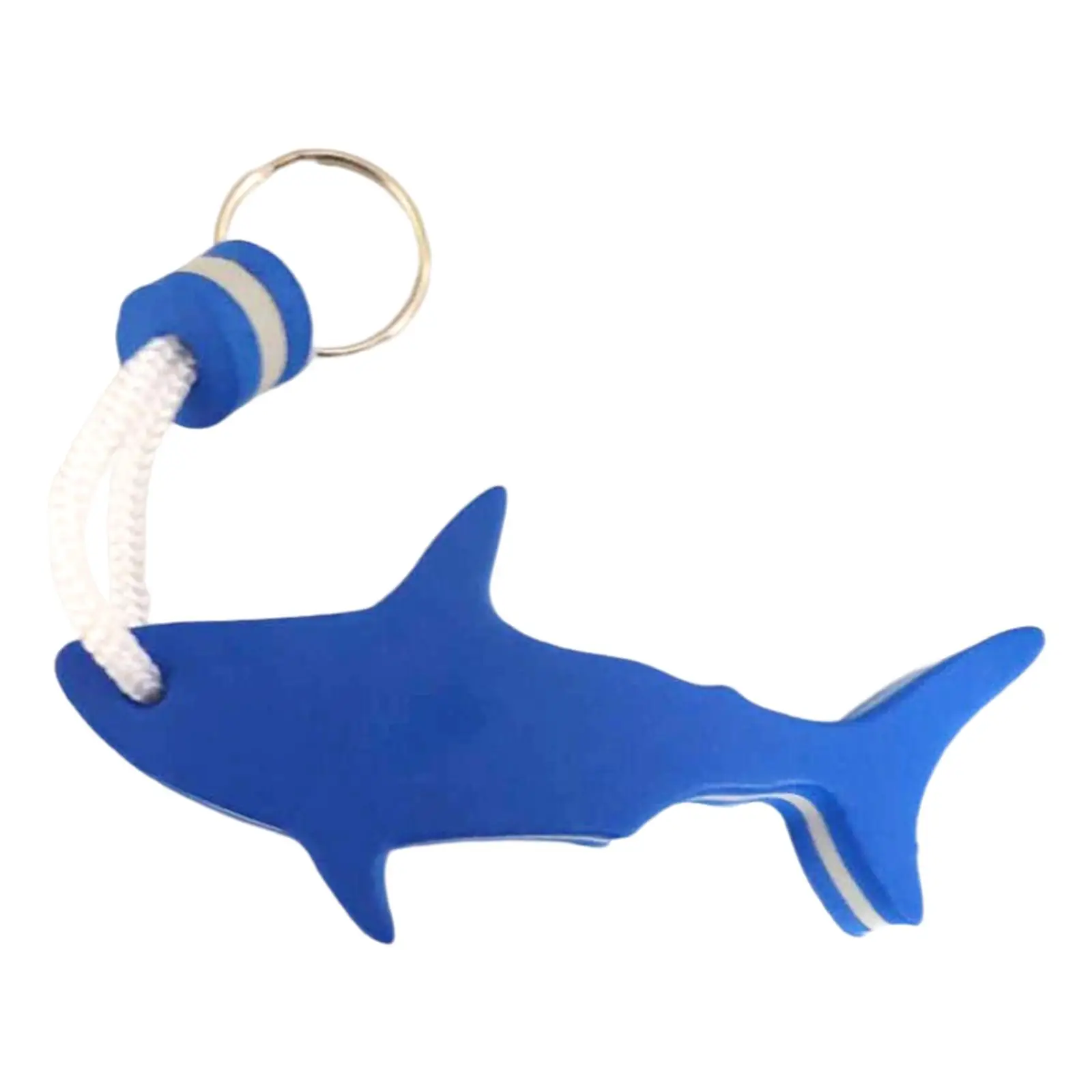 Floating Keyring Keychain Shark Shaped Floater Float Lightweight Buoyant Key