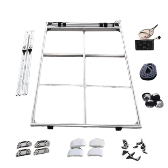 Adjustable Aluminum Lift Electric Smart Bed No Assembly Required Adjustable Feet Solid Construction Scratch Resistant