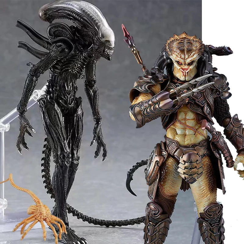 Figma SP 108 Alien 109 Predator 2 Takayuki Takeya Arrange Concrete Jungle Scarface PVC Action Figure Collectible Model Toy